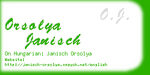 orsolya janisch business card